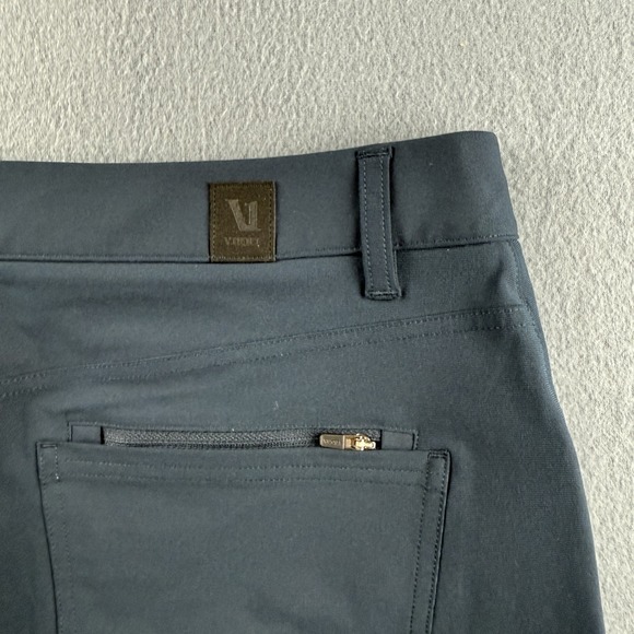 Vuori Pants Men's 34x32* Meta Blue Athletic Slim Chino Performance V430 Stretch - Picture 4 of 12